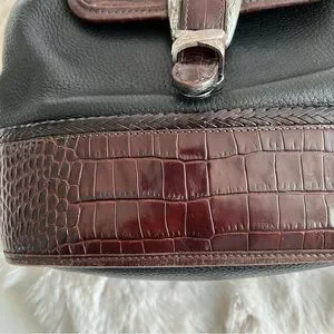 Brighton | Bags | Brighton Blackbrown Medium Sized Leather  display picture 2